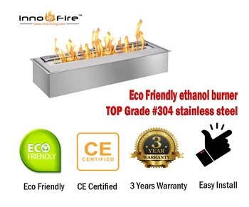 

Inno living fire 62 inch indoor use bio ethanol alcohol fireplaces