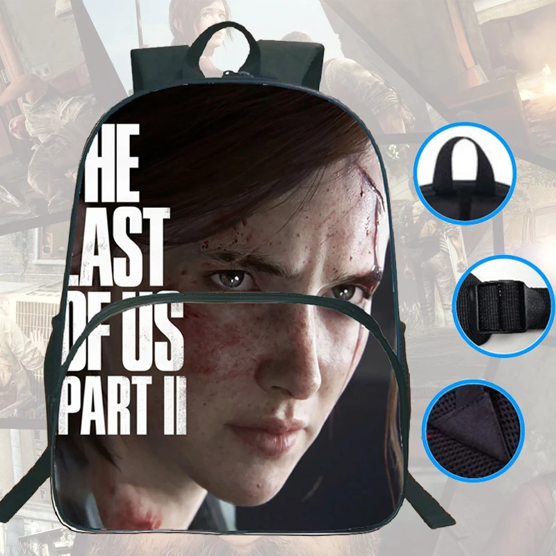 

The Last of Us High Capacity Bags School Bags for Teenage Multifunction Bag Backpack for Student Bookbag Gradient Series Laptop