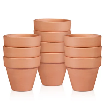 

BESTOMZ 10Pcs Small Mini Terracotta Pot Clay Pottery Planter Cactus Flower Pots Succulent Nursery Pots Wedding Party Favor