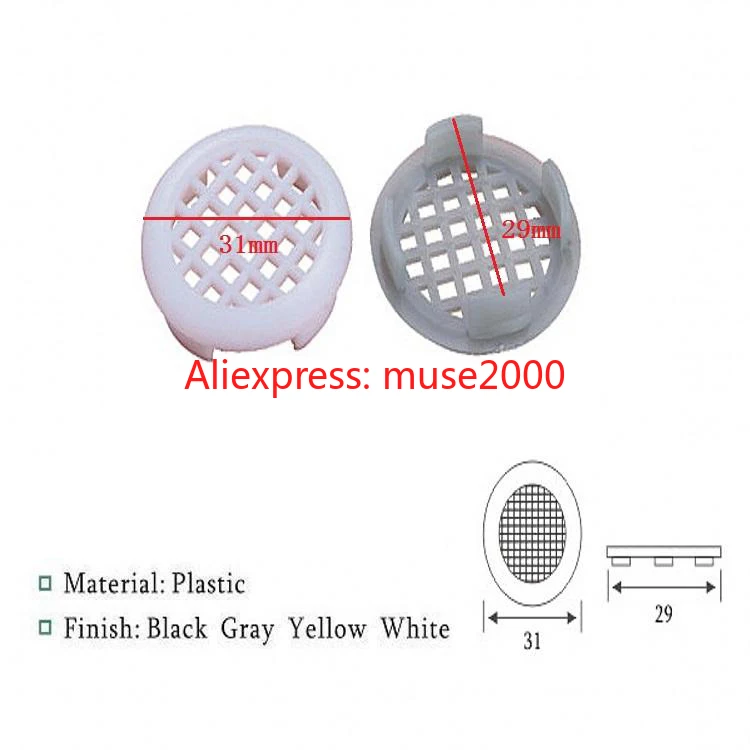 25 29 36 58mm round hole air vent clamp plate inert plastic air net vent table counter Carpet Steamers ventilation louver
