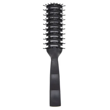 

4 Pcs Plastic Combs Delicate Portable Massage Combs Hairdressing Styling Combs for Men Women Home Barber (Black)