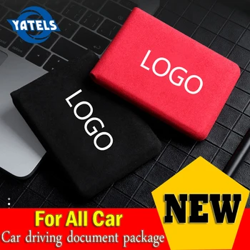 

Best selling NEW Car driving document package license holster two-in-one ID folder For Hyundai Honda Alfa Romeo Mini Ford Mazda