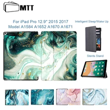 MTT мраморный Чехол для iPad Pro 12,9 '' версия из искусственной кожи откидная подставка защитный чехол для планшета Авто Режим сна/пробуждения