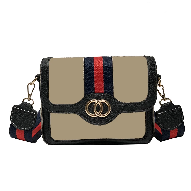 

New Korean Style Single Shoulder Bag Wide Shoulder Belt Slanting Bag
