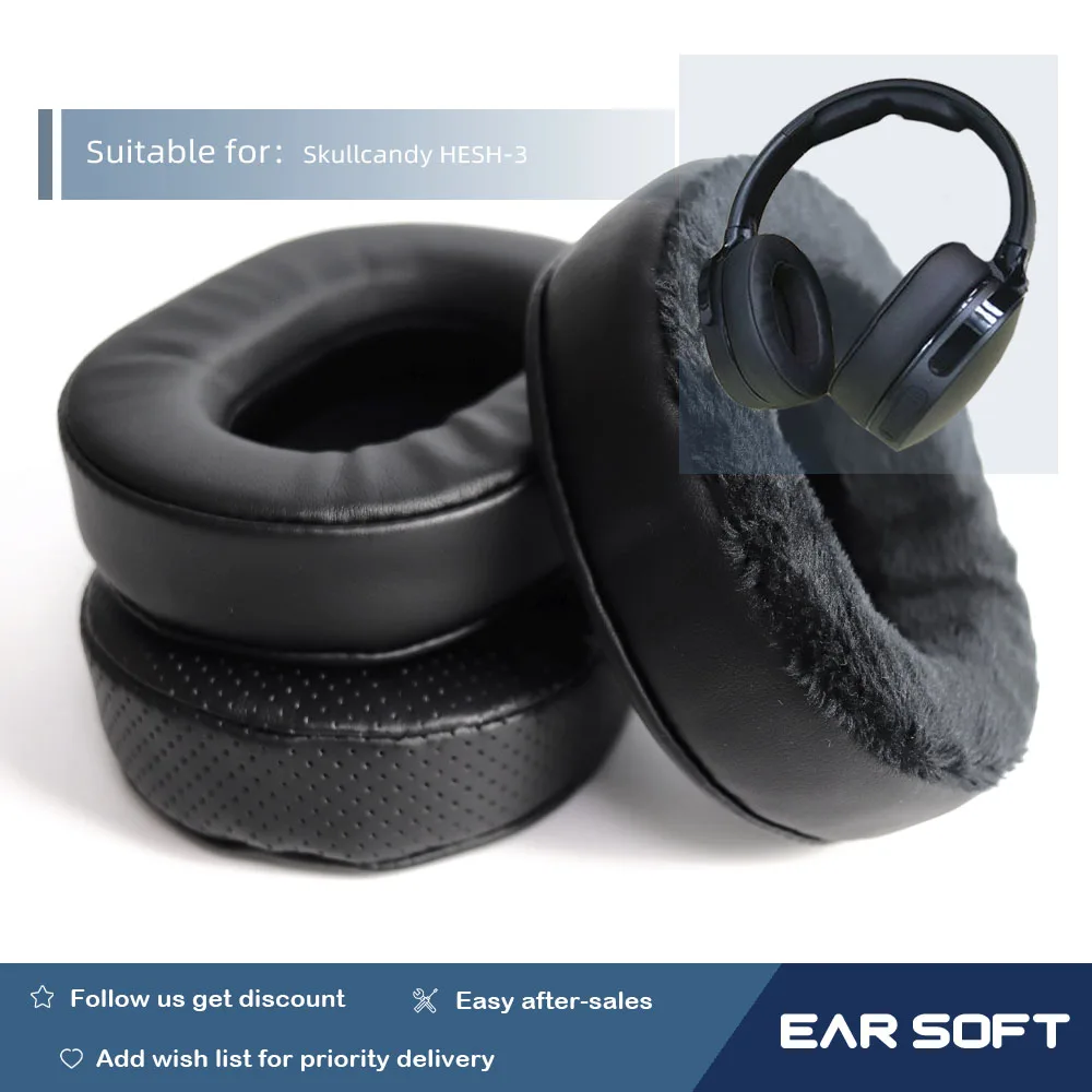 Cuscinetti Auricolari Di Ricambio Earsoft Per Cuffie Skullcandy Hesh-3 Cuffie Cuffie Cuffie