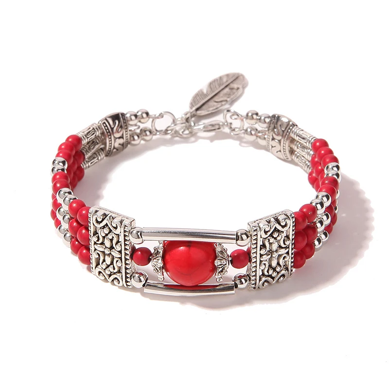 Bracelet Jewelry Natural Stone Bohemian For Women