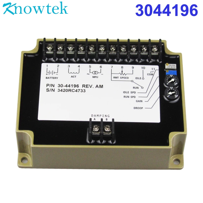 Блок управления скоростью генератора EFC3044196 для KTA19 QSK19 K19 регулятор управления 3044196 для привода Замена для оригинала