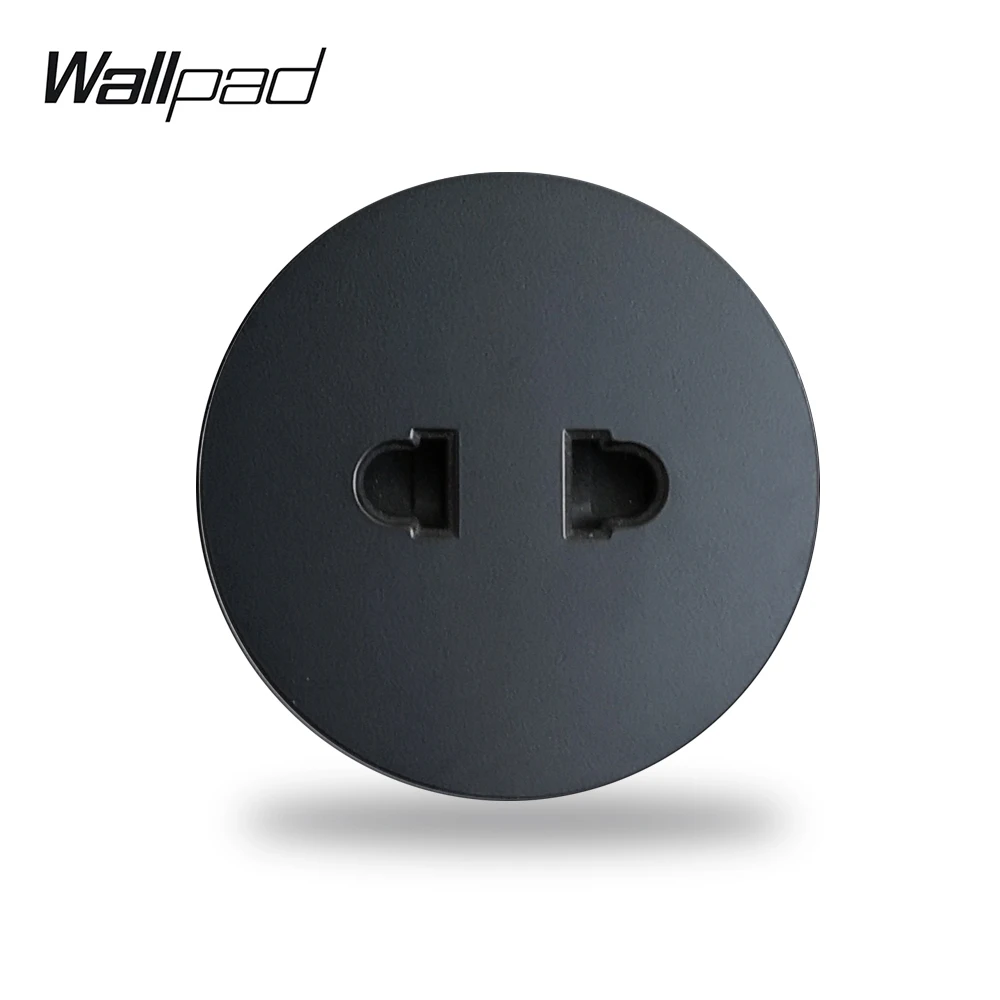 Wallpad L6 2 Pin Universal Socket Module 4 Colors White Black Grey Gold Free Combination DIY | Обустройство дома