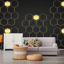 Пользовательские 3D Настенные обои Современные Геометрические фото обои для гостиной, спальни, кабинета, ТВ задний план Настенный декор живопись