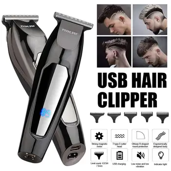 

LED Display Hair Clipper Professional Electric Hair Trimmer Haircut Machine