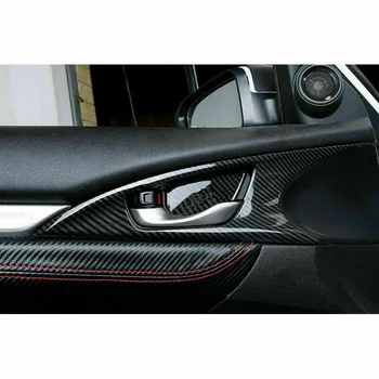 

Auto Door Handle trim Bowl For Honda Civic 2016-2018 Accessories Decal 4pcs