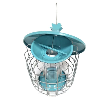 

Outdoor Hanging Cage Birds Feeder Strong Structure Easy to Clean Birds Feeders LAD-sale