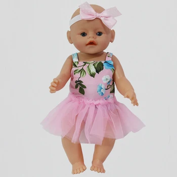 

Doll Clothes Born Baby Fit 18 inch 40-43cm Unicorn Alpaca cactus dress Doll Accessories Clothes For Baby Festival Birthday Gift