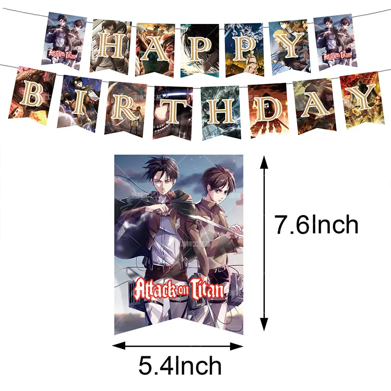 Attack On Titan Happy Birthday Card