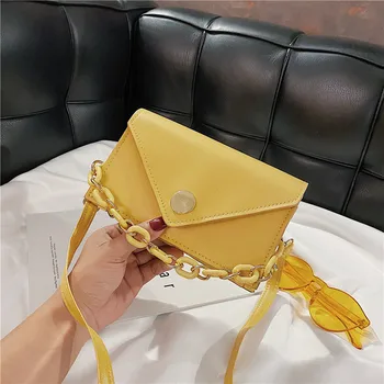

High-quality bag Western style female bag 2020 new chain messenger bag wild ins foreign style small square bag