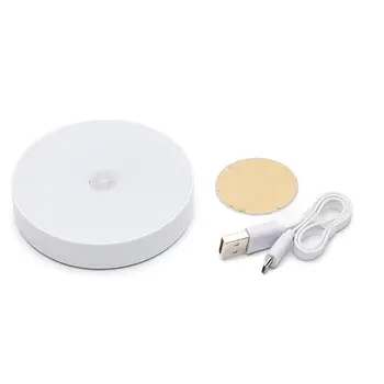 

LED Night Light PIR Intelligent Motion Sensor Nightlight LED Body Motion Rechargeable Night Lamp for Bedroom Stairs