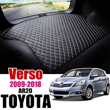 

Leather Car Trunk Mat For Toyota Verso 2009-2018 Auto Trunk Boot Mat AR20 Cargo Liner Rear Verso Liners Pad ZGR20 AUR20