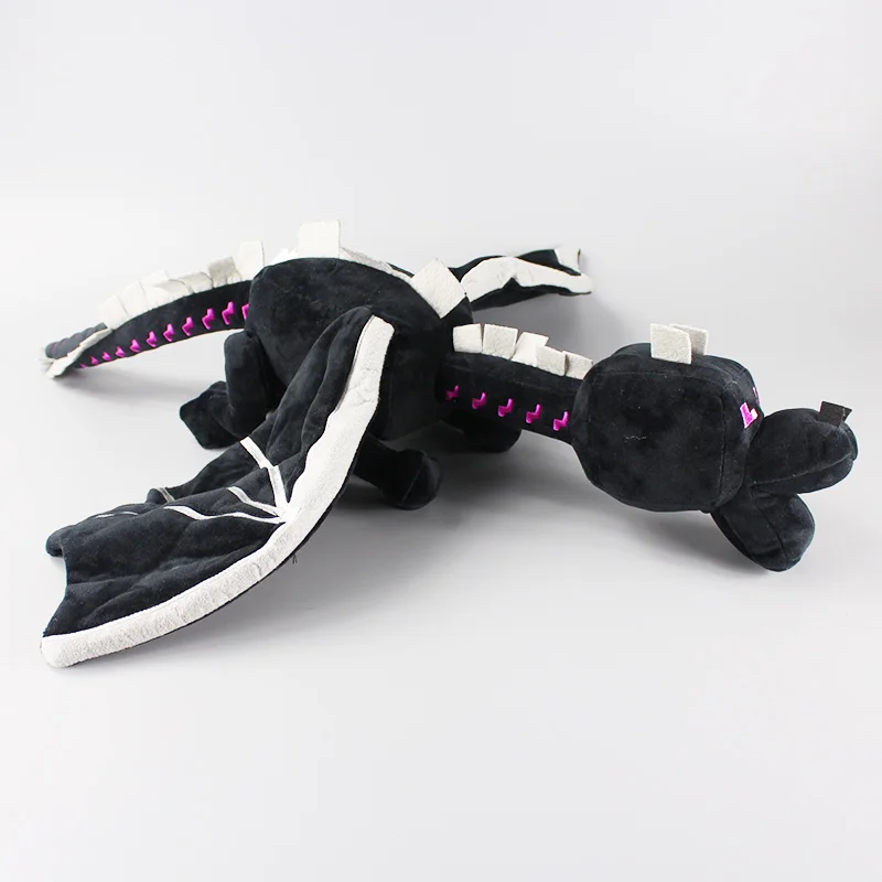 65 см Эндер Дракон плюшевая игрушка мягкая чучела кукла Animlas черный эндердрагон Дети Рождественский подарок