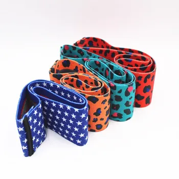 Hip Resistance Bands Leopard Printed Booty Leg Exercise Elastic Bands For Fitness Gym Yoga Stretching