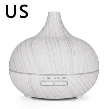 

Pointed mouth humidifier 400ml wood grain aromatherapy machine Wood grain aromatherapy machine perfuming machine