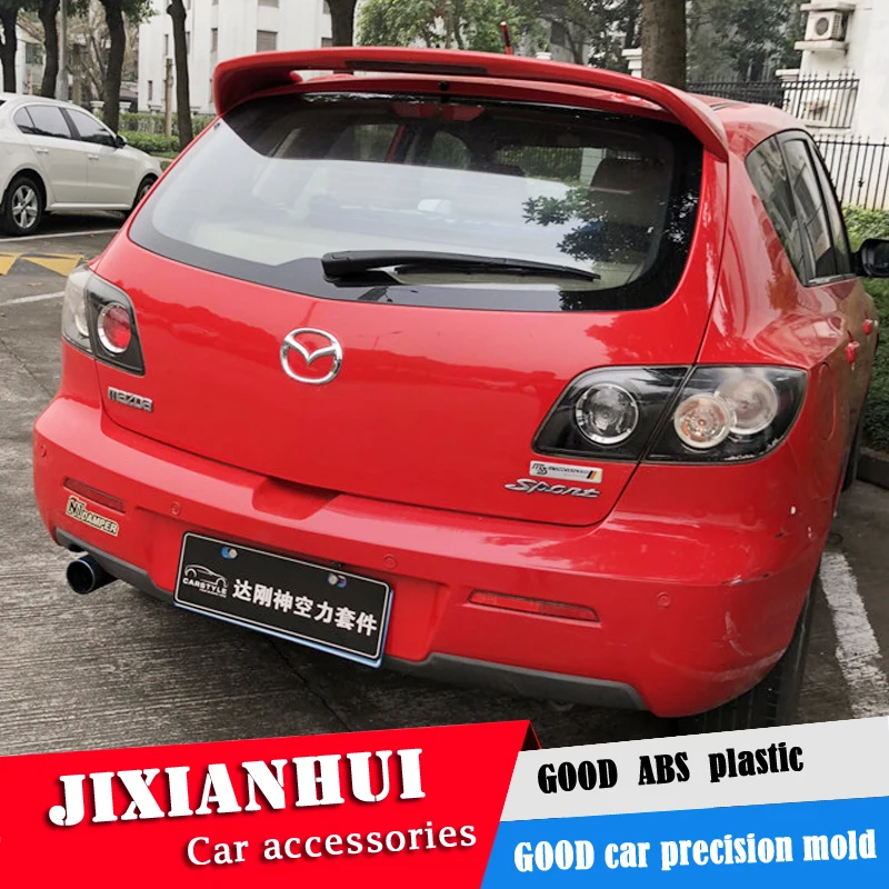 Спойлер для Mazda 3 2006 2013 спойлер хэтчбека Mazda3 из АБС пластика цветной задний