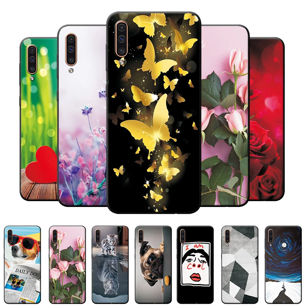 Чехол для Samsung A10 A20 A40 A60 A30 модные чехлы телефонов с пейзажами A50 A70 чехол A30S A50S A70S A750