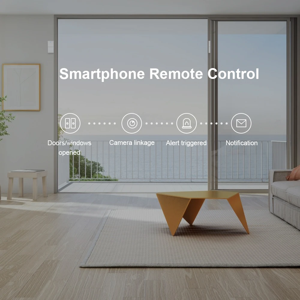 CPVan WiFi Window Door Sensor Smart Life APP Door Sensor Android IOS Wireless Remote Control Door Alarm Sensor for Home Security