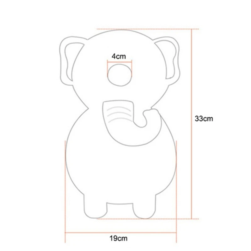 Baby Head Protection Pillow Toddler Headrest Pad Neck Protector Wings Nursing Drop Resistance Cushion Baby Bedding Backpack Mat firm mattress topper