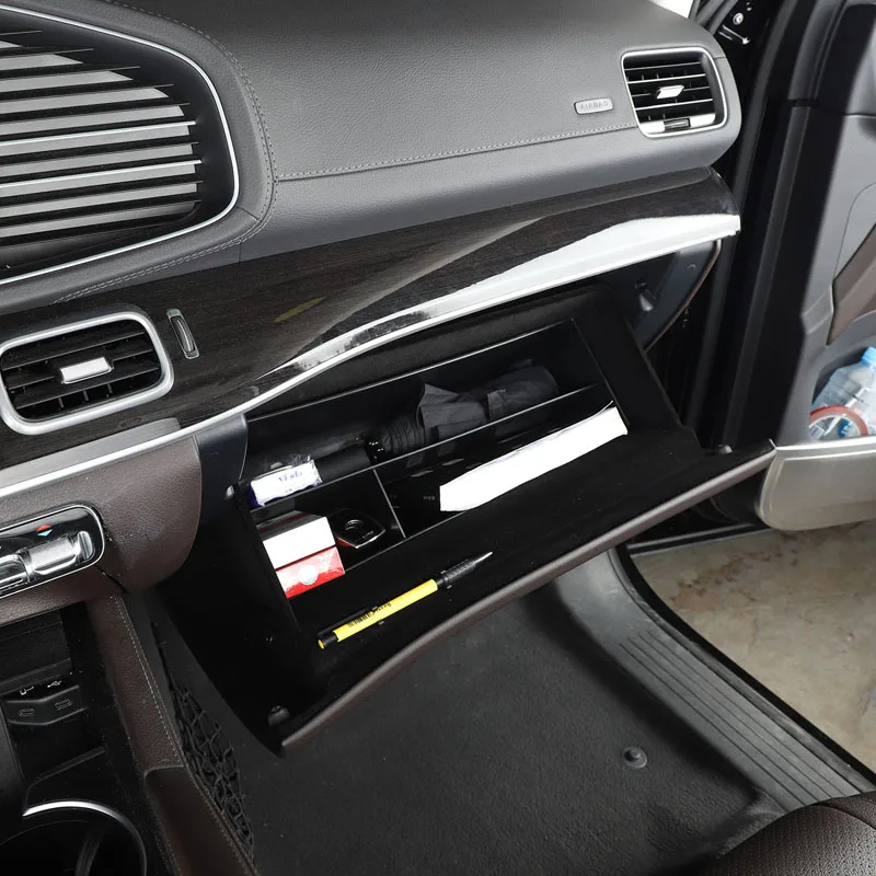 Havasız ortam kabini saklama kutusu için Mercedes GLE GLS sınıfı W167 X167 2020 GLE 350/AMG 450 500e AMG iç aksesuarları