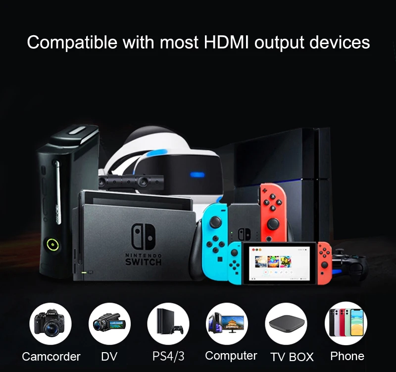 Carte Acquisition Vidéo HDMI USB Boitier Capture Streaming Gaming - August  VGB500 - Full HD 1080p 60fps - PC Mac PS5 PS4 Xbox Switch - Cdiscount  Informatique