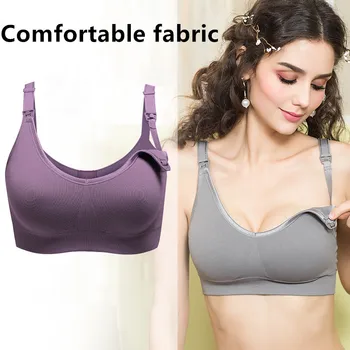 

Pregnant Summer Postpartum Breastfeeding Women Maternity Non-Steel Ring Adjustable Shoulder Strap Bra Anti Sagging Bra