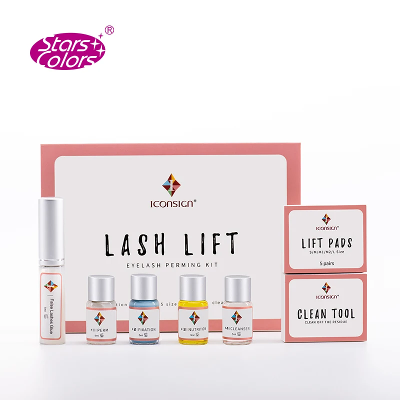 Dropshipping ICONSIGN Mini Lash Perm Eyelashes Lift Kit Set Lashes Serum Curling Up Nutritious Perming Supplies | Красота и здоровье
