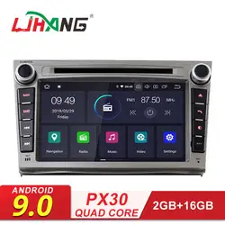LJHANG Android 9,0 dvd-плеер автомобиля для SUBARU OUTBACK LEGACY 2008-2013 2 Din мультимедийное автомобильное радио gps Навигация стерео wifi RDS
