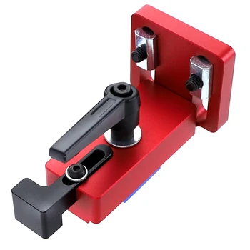 

T-track T-Slot Miter Track Stop Sliding Miter Gauge Fence Connector Woodworking Miter Track Stop Rail Retainer Chute Locator New