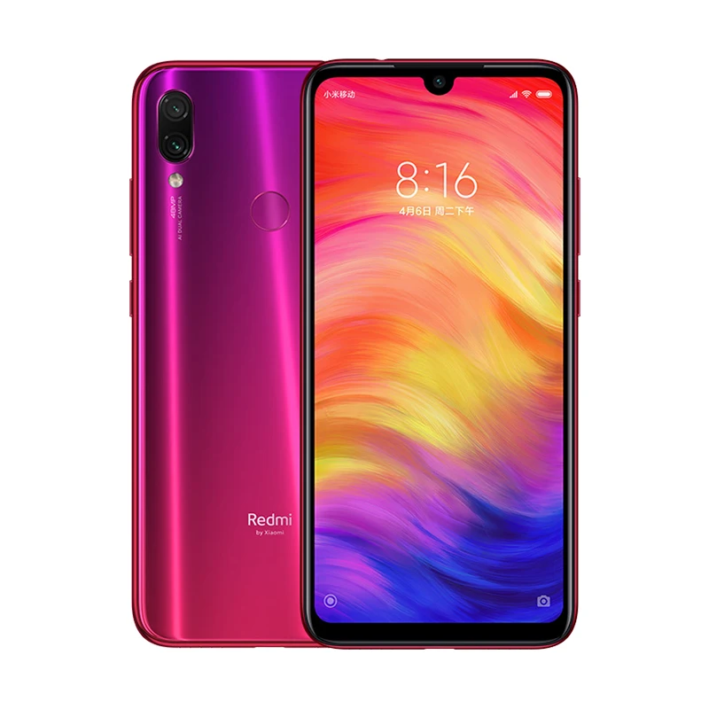 Мобильный телефон Xiaomi Redmi Note 7 с глобальной прошивкой, 6 ГБ, 64 ГБ, Восьмиядерный процессор Snapdragon 660, 6,3 дюйма, 19,5: 9, полный экран, 4000 мА/ч, камера заднего вида 48 МП - Цвет: Twilight Gold