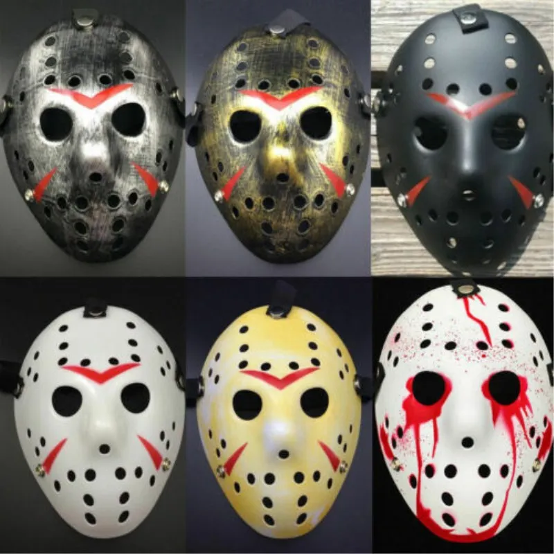Стильная Хоккейная маска Джейсон Вурхиз пятница 13 жуткий, пугающий Хэллоуин маска для вечеринки маски