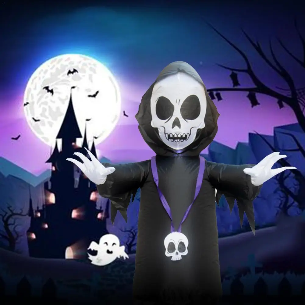 

Halloween Inflatable black ghost Outdoor Scary Decoration Halloween Party Inflatable Blow in black ghost Up Inflatable Witch