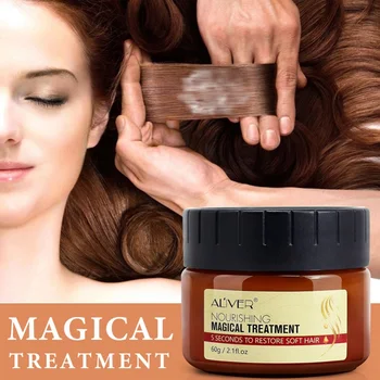 

Magical treatment mask Nourishing Hair Mask Moisturizing Hair Repairs damage restore soft hair Anti-drying fork Hair Mask Care