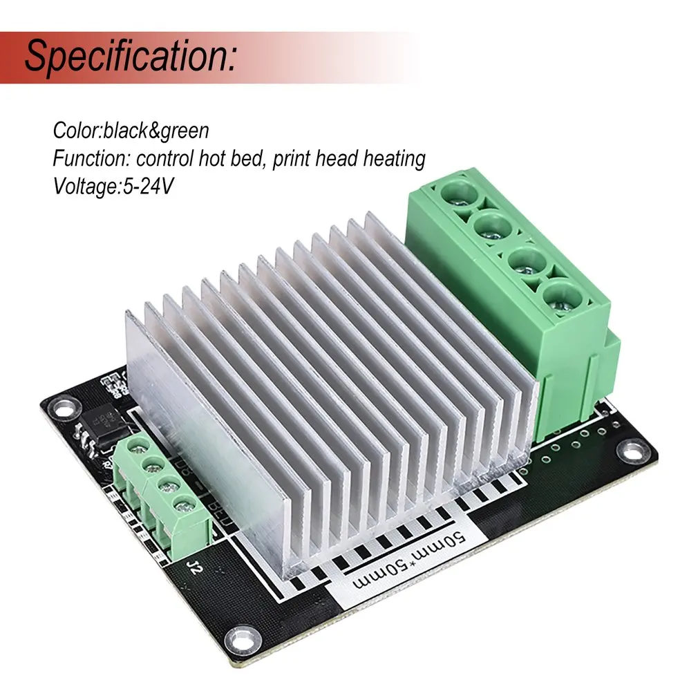 12 V-24 V 30A текущий Отопление МКС MOSFET MOS Тепло Кровать модуль Экструдер контроллер 3D-принтеры Запчасти для Arduino Электронный "сделай сам"