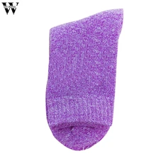 Womail женские осенние и зимние теплые носки средней длины, толстые махровые носки, хлопковые носки и бархатные носки