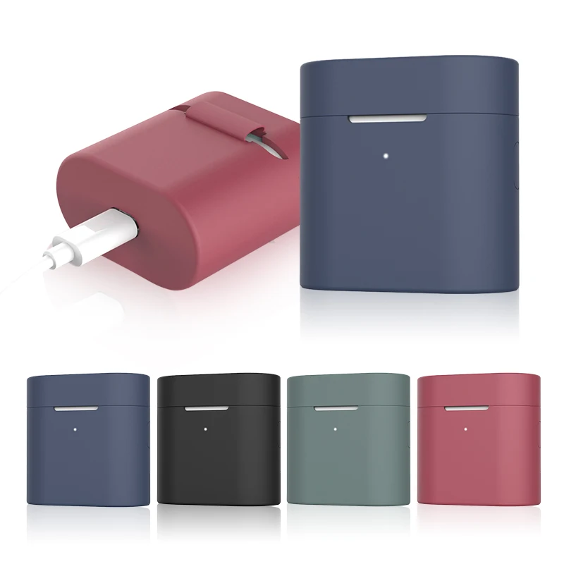 Силиконовый наушник чехол для Xiaomi Redmi Airdots противоударный защитный Air dots TWS