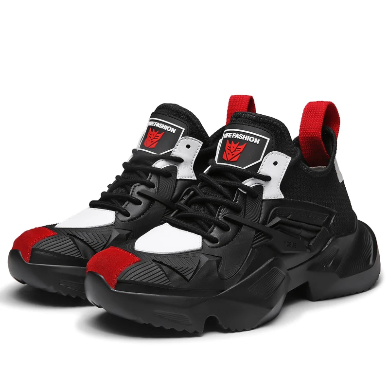 

2020 New Shoes Men Sneakers Thick Sole Breathable Messi Running For Men Platform Chunky Shoes Outdoors Walking Shoes Hombre