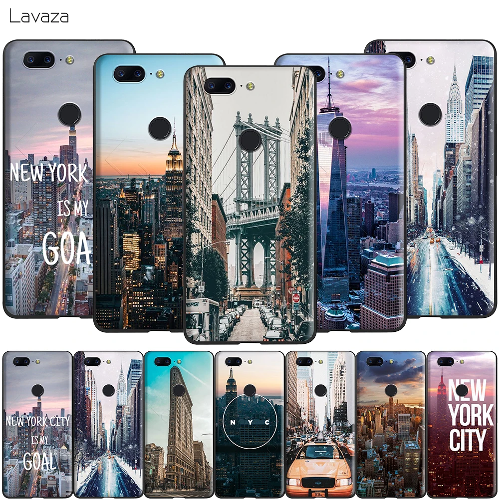 

Lavaza NYC New York City Silicone Case for Oneplus 7 Pro 6t 6 5t 5