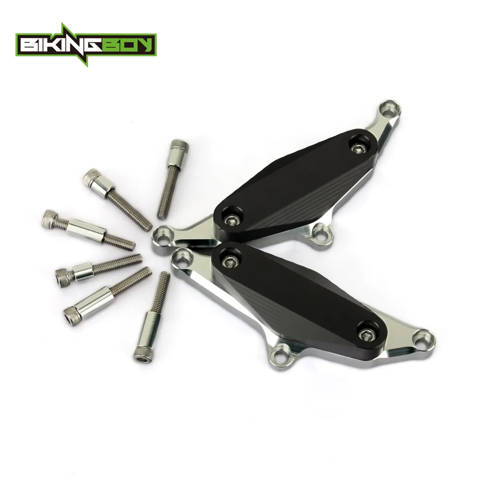 Слайдер двигателя BIKINGBOY для Yamaha V-MAX 1700 VMX 09 10 11 12 13 14 15 16 17, защита от Краш, накладка из сплава АБС-пластика
