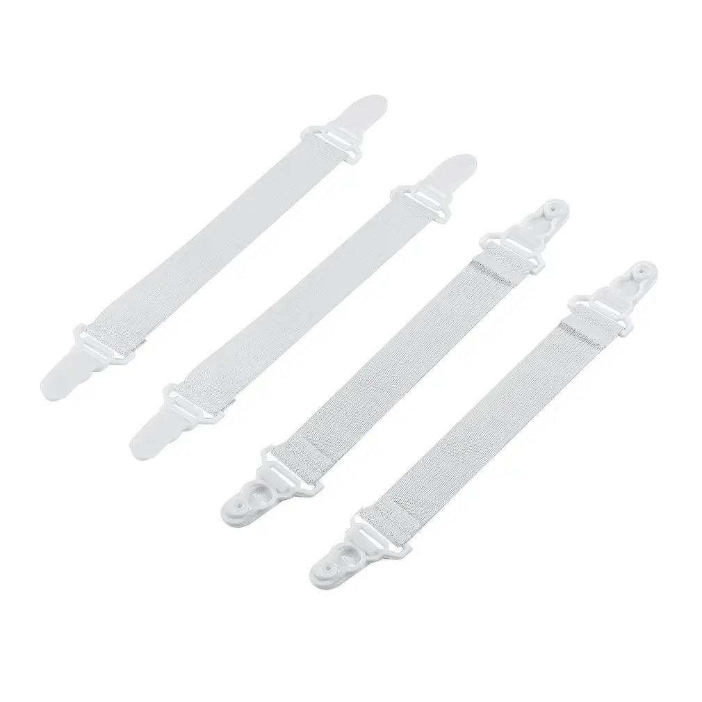 

High Quality 4 x20cm Bed Sheet Mattress Cover Blankets Grippers Clip Holder Fasteners Elastic Set