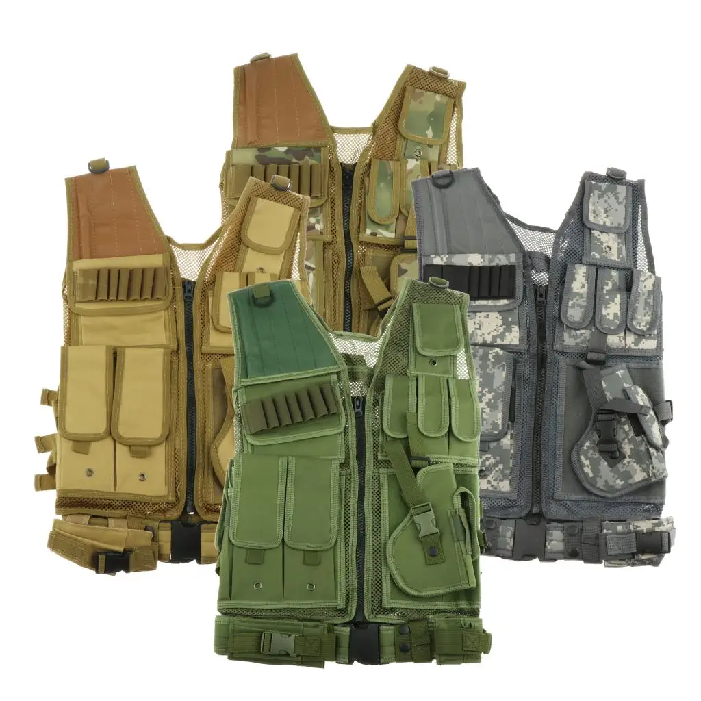 

600D Tactical Vest Combat Assault Molle Attachment Rig Combat Training Vest Outdoor Hunting Military Vest