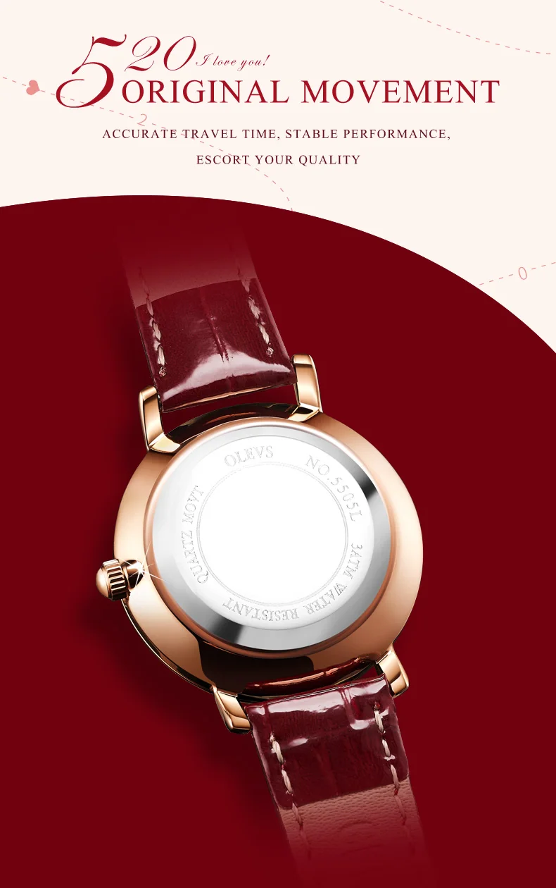 OLEVS 5505 Women Luxury Quartz Watch description image 9