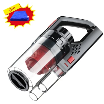 

Multifunctional Portable Handheld Vacuum Cleaner 150W 6000PA Car Vacuum Cleaner Wet / Dry for Car Strong Power Suction