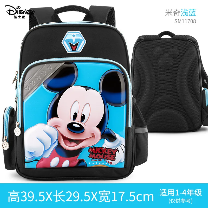 Disney Mickey mouse children schoolbag boy girls Kids backpack large capacity waterproof reflective strip Travel birthday gift