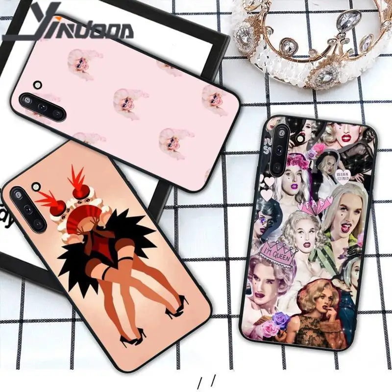 Мягкий черный Чехол Yinuoda RuPaul's Drag Race для телефона Samsung galaxy J2 J3 J4 plus J5 prime J7 2016 J6 note 5 8